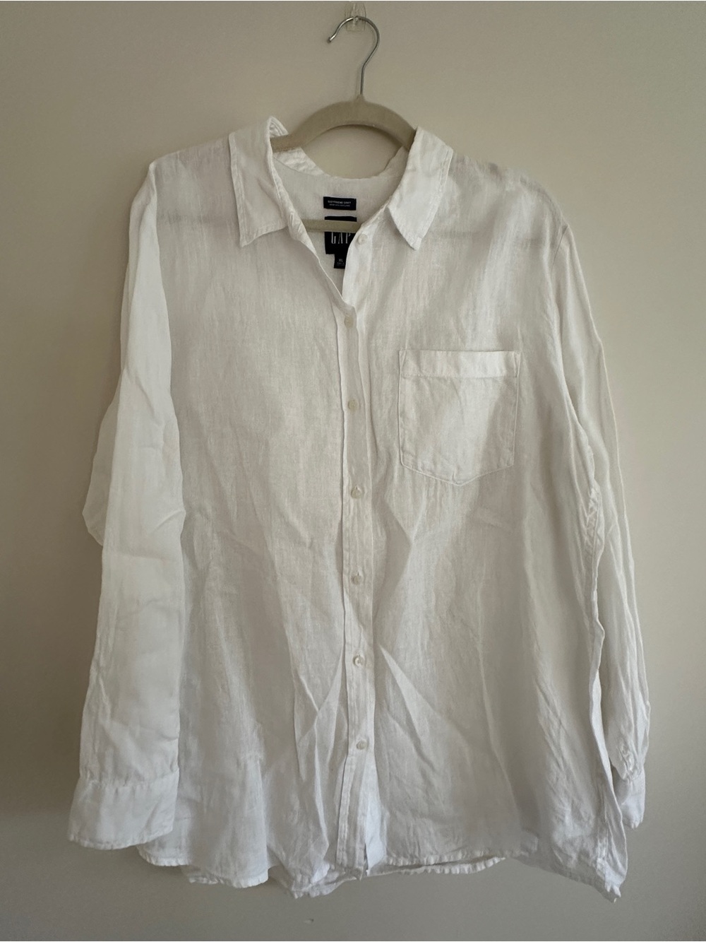 GAP 100% Linen Boyfriend Shirt